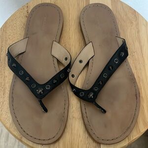 Coach Leather Sandals Sz 8